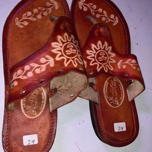 Hand made sandals!
